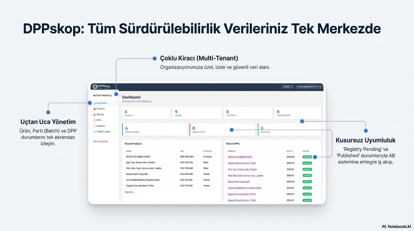DPPskop Dashboard — Tek Merkezden Yönetim